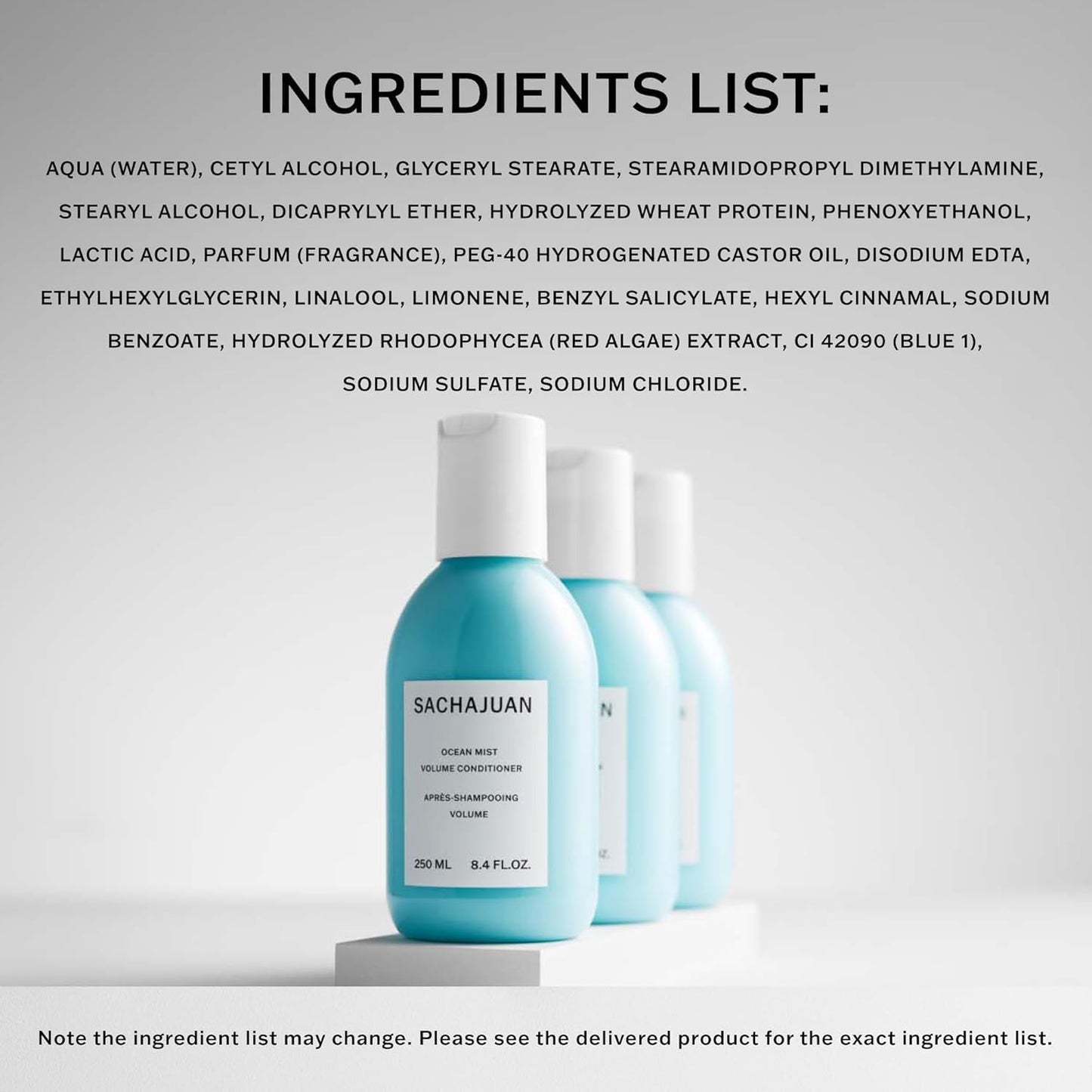 Ocean Mist Volume Conditioner by Sachajuan for Unisex - 33.5 oz Conditioner