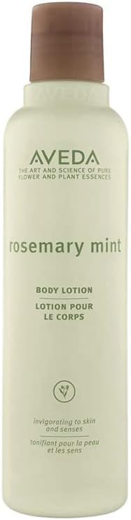 Aveda Rosemary Mint Body Lotion | Lightweight Cooling Lotion with Menthol | with Invigorating Aroma of Certified Organic Peppermint & Rosemary, 6.7 Fl Oz