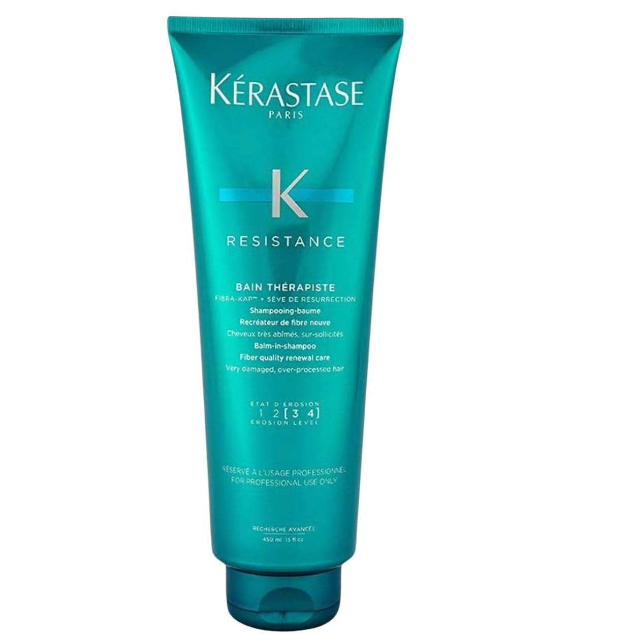 Kerastase Resistance Bain Therapiste Shampoo for Unisex, 250ml