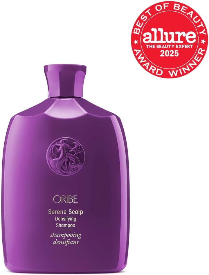 Oribe Serene Scalp Densifying Shampoo for Thinning Hair - Adds Volume, Body & Fullness for Thicker, Healthier Hair - Reduces Shedding & Stimulates Scalp - With Capixyl™ - 8.5 oz