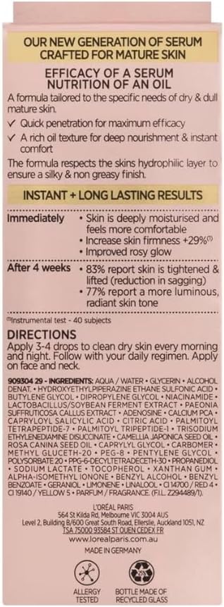L'Oreal Paris AGE PERFECT GOLDEN AGE ROSY OIL