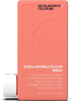 KEVIN.MURPHY EVERLASTING.COLOUR WASH Suplhate-Free, Colour Protect Shampoo - For Coloured Hair - Professional Salon Shampoo with pH Balanced Formula & Shine-Enhancing Properties - 250 mL