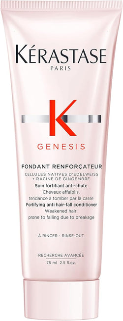 Kérastase Genesis Renforcateur Anti Hair-Fall Conditioner Travel Size – Professional Hair Care for Shine, Repair & Smoothness 75ml