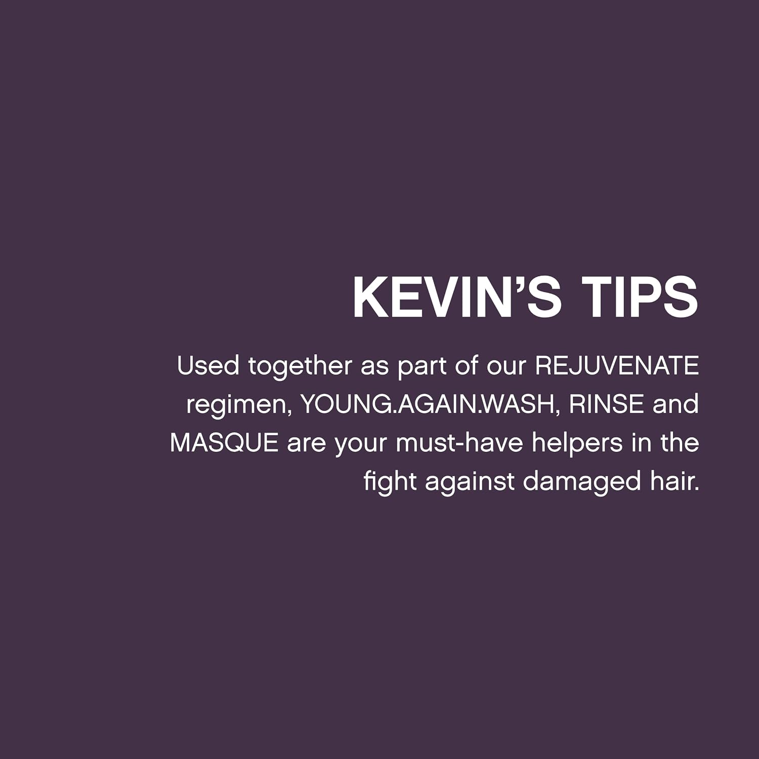 KEVIN.MURPHY YOUNG.AGAIN.MASQUE Deep Conditioning Hair Mask - For Dry, Damaged & Brittle Hair - Moisturising & Repairing Treatment with Immortelle & Baobab Oils, Amino Acids - 200mL