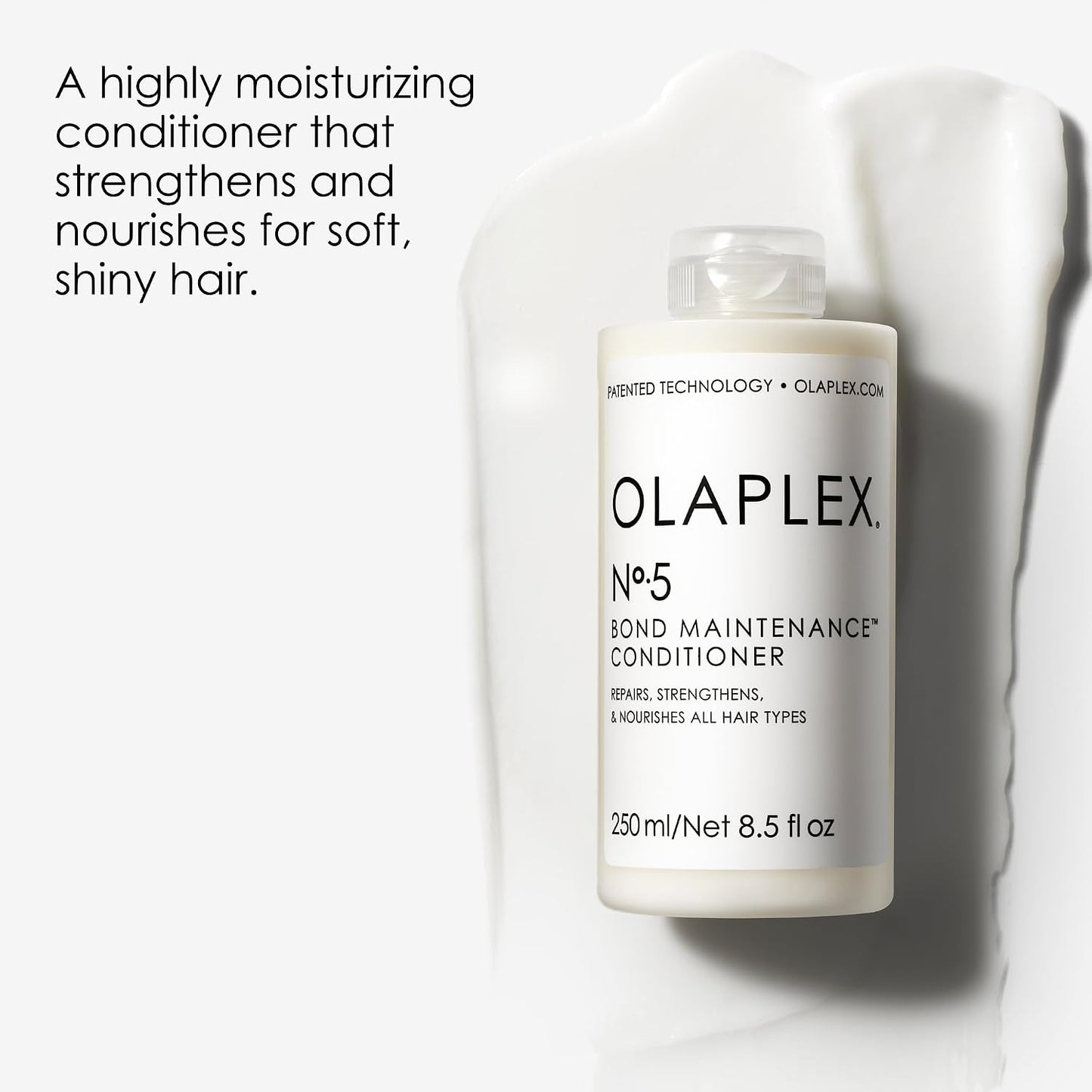 Olaplex No. 5 Bond Maintenance Conditioner, Repairs, Strengthens, & Nourishes All Hair Types, Leaving Hair Feeling Soft & Adds Shine, 1000ml