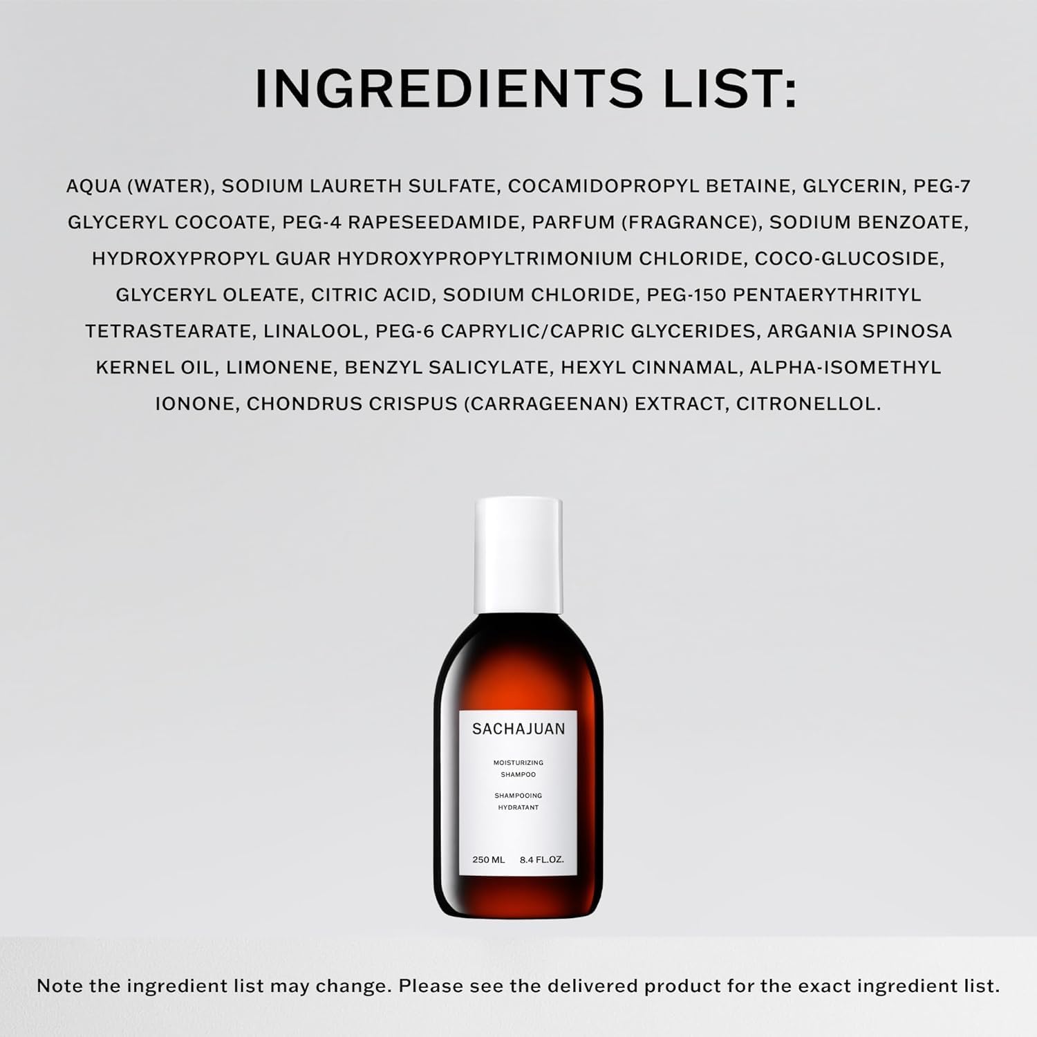 Sachajuan Moisturising Shampoo, 250ml