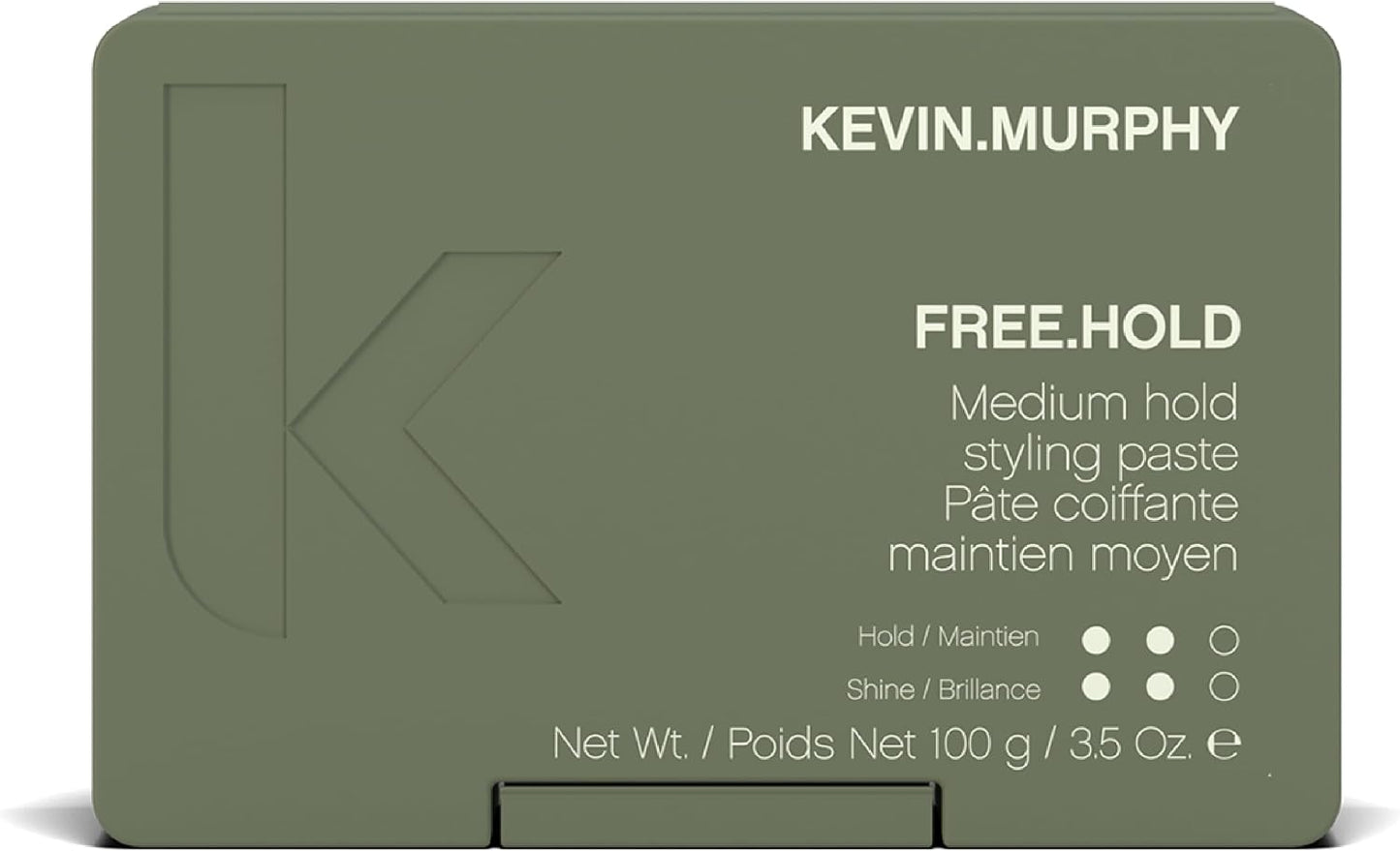 KEVIN.MURPHY FREE.HOLD Hair Styling Paste - For All Hair Types - Natural Shine, Thickening & Medium Hold Styling Cream with Bergamot & Carnauba Wax For Fuller Hair - 100g