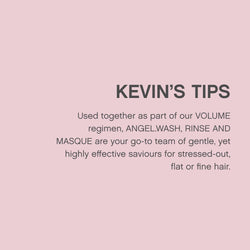 KEVIN.MURPHY ANGEL.WASH Volumising Shampoo - For Fine, Damaged & Colour-Treated Hair - Sulphate-Free, Antioxidant Formula with Green Tea & Oat Protein, 250mL