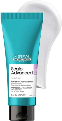 L’Oréal Professionnel Scalp Advanced Anti-Discomfort Treatment | Salon Grade Treatment For Sensitive Scalps | Enriched with Niacinamide | 200 ml