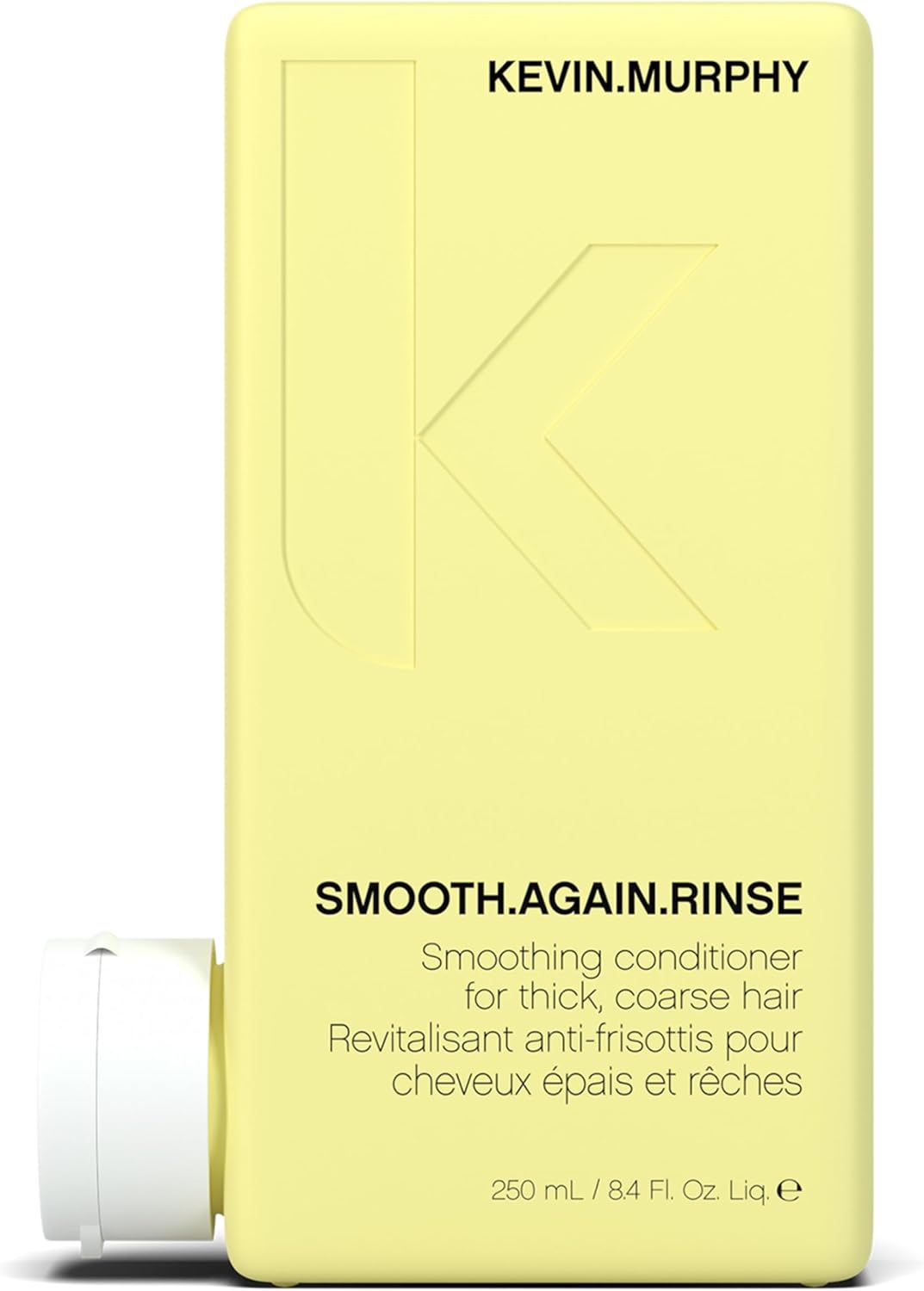KEVIN.MURPHY SMOOTH.AGAIN RINSE Smoothing Hair Conditioner - For Thick, Coarse, Frizzy Hair - Frizz Control, Moisturising, Sulphate Free with Monoi Oil & Keratin Protein - 250 mL