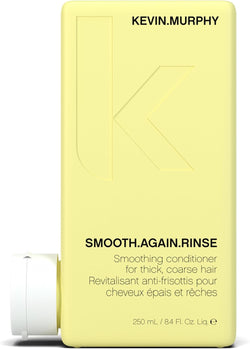KEVIN.MURPHY SMOOTH.AGAIN RINSE Smoothing Hair Conditioner - For Thick, Coarse, Frizzy Hair - Frizz Control, Moisturising, Sulphate Free with Monoi Oil & Keratin Protein - 250 mL