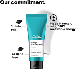 L’Oréal Professionnel Scalp Advanced Anti-Discomfort Treatment | Salon Grade Treatment For Sensitive Scalps | Enriched with Niacinamide | 200 ml