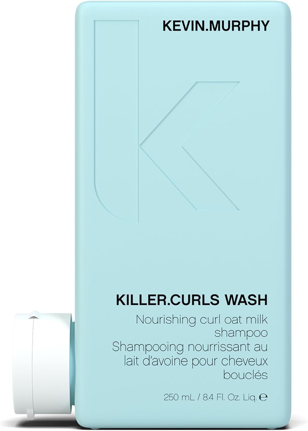 KEVIN.MURPHY KILLER.CURLS WASH Curly Hair Shampoo - For Curly & Permed Hair/Frizz & Dryness - Curl Defining, Moisturising, Sulphate Free Formula with Oat Milk & Soybean Oil - 250 mL