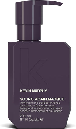 KEVIN.MURPHY YOUNG.AGAIN.MASQUE Deep Conditioning Hair Mask - For Dry, Damaged & Brittle Hair - Moisturising & Repairing Treatment with Immortelle & Baobab Oils, Amino Acids - 200mL