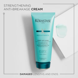 Kérastase Résistance Ciment Anti-Breakage Conditioner – Professional Hair Care for Shine, Repair & Smoothness 200ml