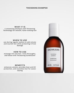 SACHAJUAN Thickening Shampoo, Clear, 100 ml