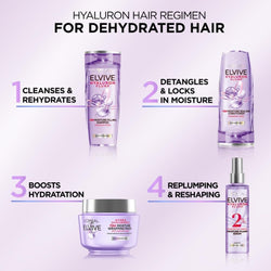 L'Oréal Paris, Hair Serum, Replumping & Reshaping, Elvive Hyaluron Plump 24/7 Replumping Serum, 150ml