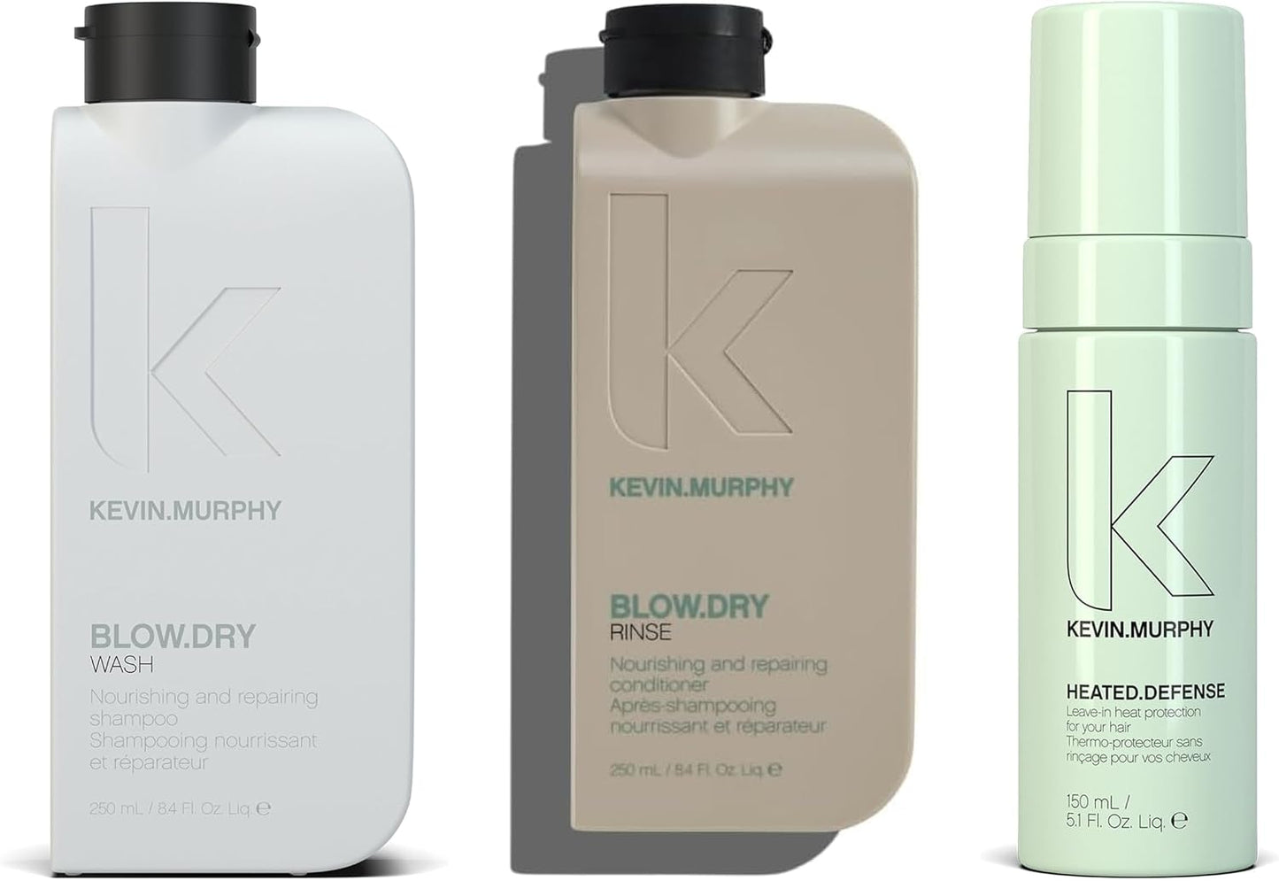 KEVIN.MURPHY BLOW.DRY Trio - Wash, Rinse & Heated Defense