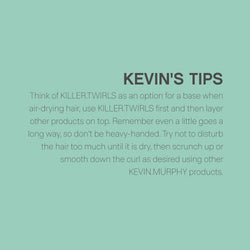 KEVIN.MURPHY KILLER.TWIRLS Hydrating Curl Defining Cream - For Curly & Permed Hair, Frizz Control - Humidity-Resistant Leave In Styling Hair Care Creme with Oat Milk & Shea Butter - 150 mL