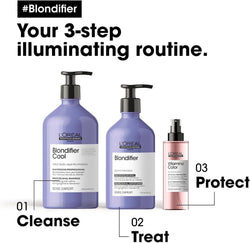 L'Oréal Professionnel Nourishing Conditioner for Blonde and Bleached Hair, Açai Berry Extract, Expert Series, Blondifier Conditioner, 500 ml