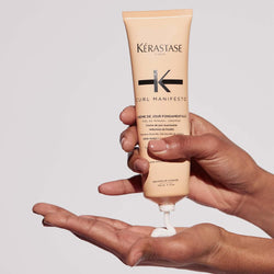 Kerastase Curl Manifesto Creme De Jour Fondamentale Hair Cream Daily Moisturizing Frizz-Reducing Leave-in Treatment - For Curly Hair 150ml
