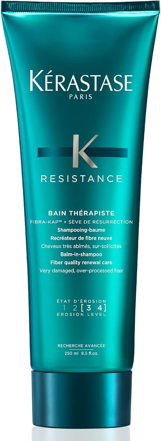 Kerastase Resistance Bain Therapiste Shampoo for Unisex, 250ml