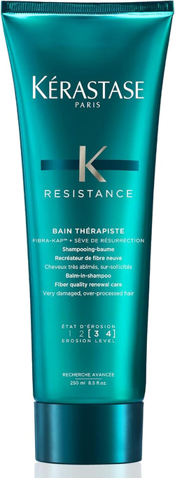Kerastase Resistance Bain Therapiste Shampoo for Unisex, 250ml
