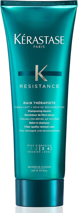 Kerastase Resistance Bain Therapiste Shampoo for Unisex, 250ml