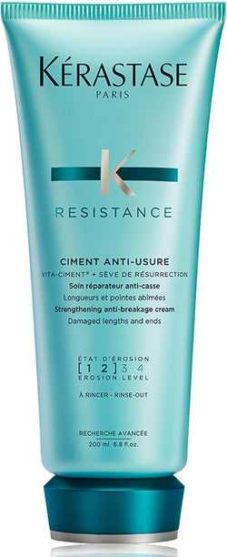 Kérastase Résistance Ciment Anti-Breakage Conditioner – Professional Hair Care for Shine, Repair & Smoothness 200ml
