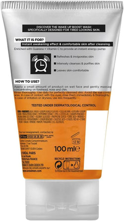 L’Oréal Paris Exfoliating Scrub, Cleanses Skin, Wake-Up Effect Wash, Men Expert Hydra Energetic, 100ml