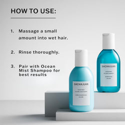 SACHAJUAN Ocean Mist Volume Conditioner, Creates Volume, Structure & Strength, Natural Vegetable Proteins, 3.4 fl oz