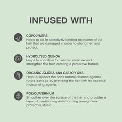 KEVIN.MURPHY HEATED.DEFENSE Heat Protection Hair Spray - For All Hair Types - Leave-In Styling Foam with Jojoba Oil & Quinoa for Heat Defence up to 232C - 150mL