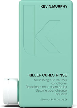 KEVIN.MURPHY KILLER.CURLS RINSE Moisturising, Curl Defining Conditioner - For Natural & Permed Curly Hair - Hydrating, Vegan Conditioner with Oat Milk for Healthy, Soft & Bouncy Curls - 250 mL