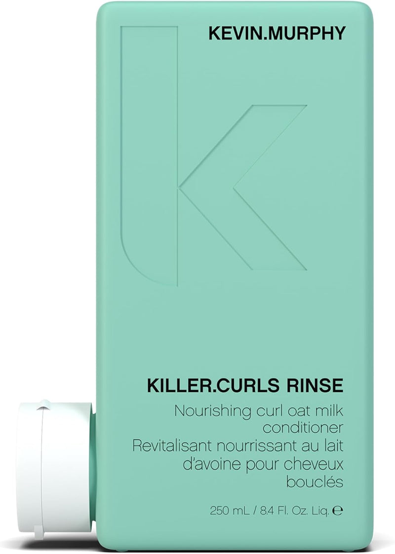 KEVIN.MURPHY KILLER.CURLS RINSE Moisturising, Curl Defining Conditioner - For Natural & Permed Curly Hair - Hydrating, Vegan Conditioner with Oat Milk for Healthy, Soft & Bouncy Curls - 250 mL