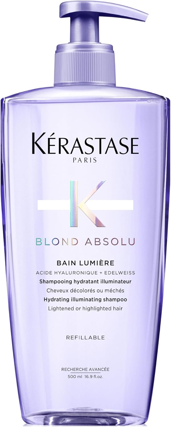 Kérastase Blond Absolu Lumiere Shampoo – Professional Hair Care for Shine, Repair & Smoothness 500ml