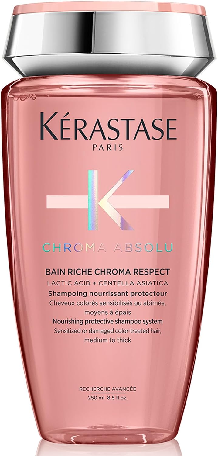 Kérastase Chroma Absolu Riche Respect Shampoo – Professional Hair Care for Shine, Repair & Smoothness 250ml