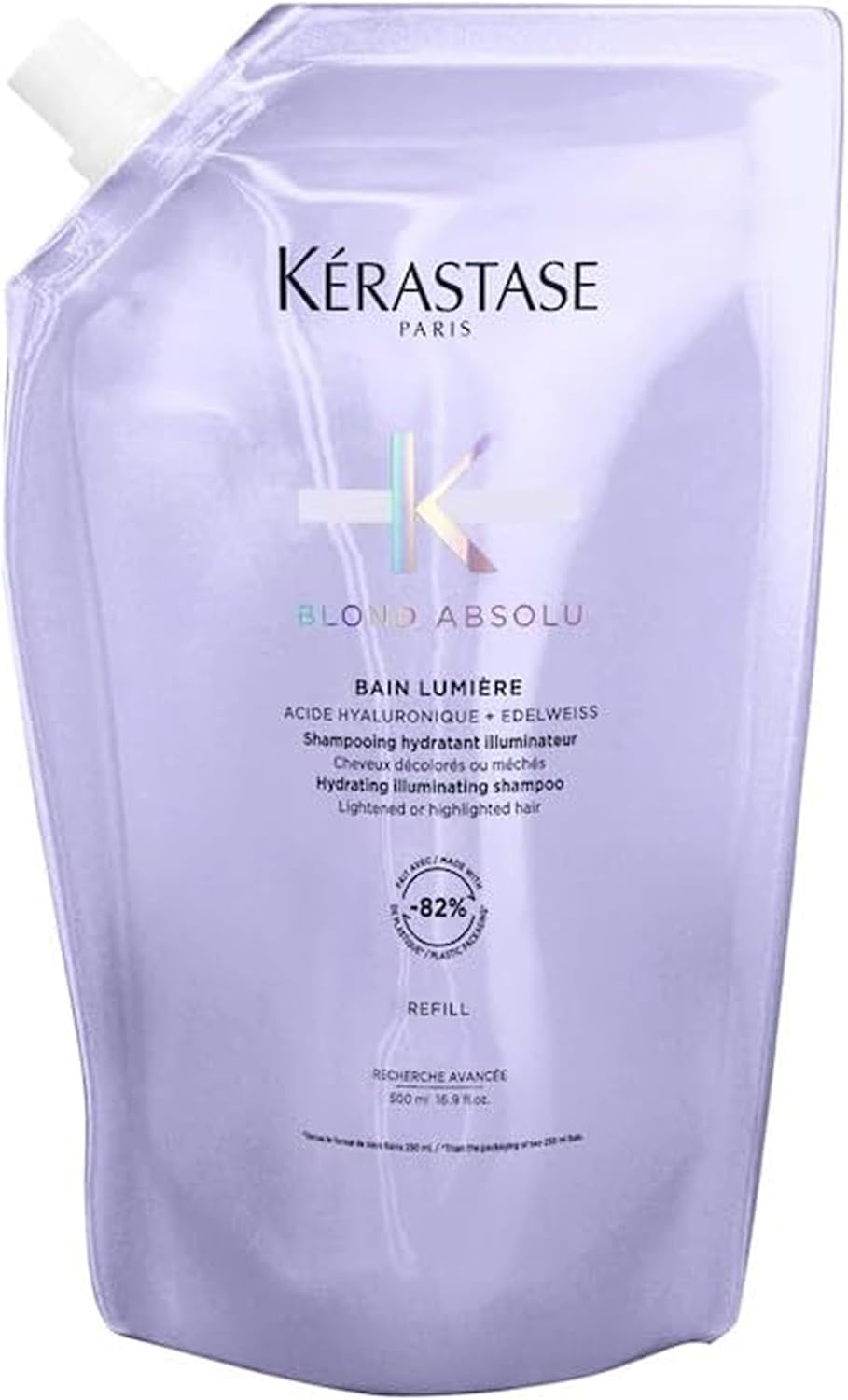 Kérastase Blond Absolu Lumiere Refill Shampoo – Professional Hair Care for Shine, Repair & Smoothness 500ml