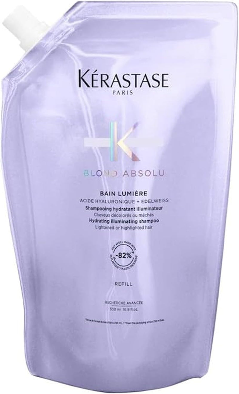 Kérastase Blond Absolu Lumiere Refill Shampoo – Professional Hair Care for Shine, Repair & Smoothness 500ml