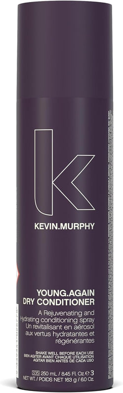 KEVIN.MURPHY YOUNG.AGAIN Dry Conditioner Spray - For Dry & Coloured Hair - Moisturising, Softening Leave In Hair Detangler, Sulphate Free Hair Conditioner with Immortelle & Babassu Oil - 100 mL