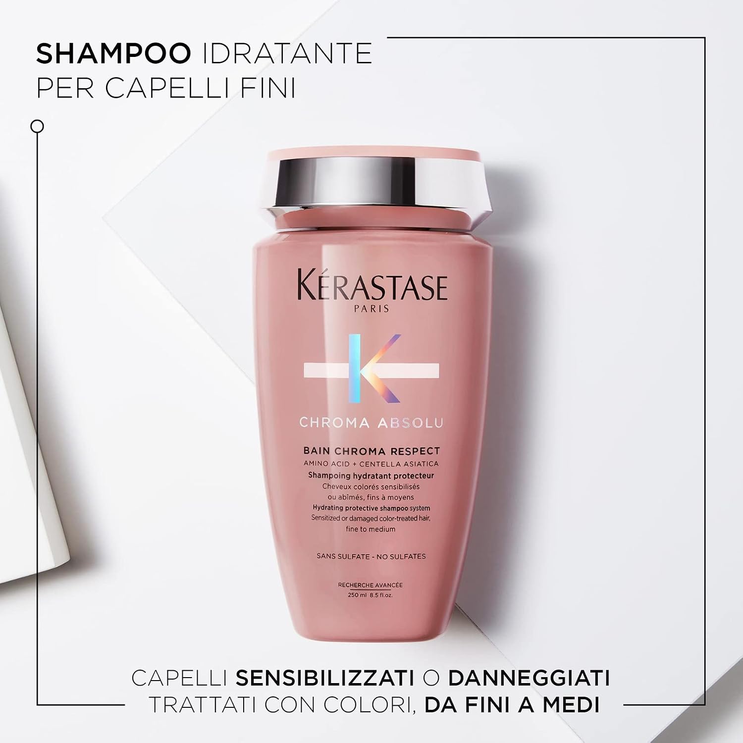 Chroma Absolu Bain Chroma Respect Shampoo by Kerastase for Unisex - 8.4 oz Shampoo