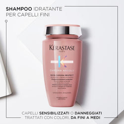 Chroma Absolu Bain Chroma Respect Shampoo by Kerastase for Unisex - 8.4 oz Shampoo