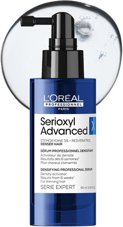 L’Oréal Professionnel Serioxyl Advanced Density Activator Serum | For Hair Growth | Salon Grade Serum | Enriched with Stemoxydine 5% |90ml