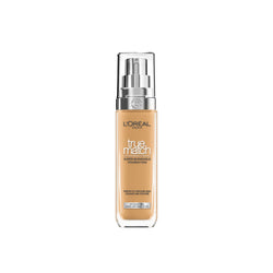 L'Oréal Paris Foundation for Face, Skincare Infused with Hyaluronic Acid, True Match Hydrating Liquid Foundation for All Skin Tones, 3N Creamy Beige, 30ml