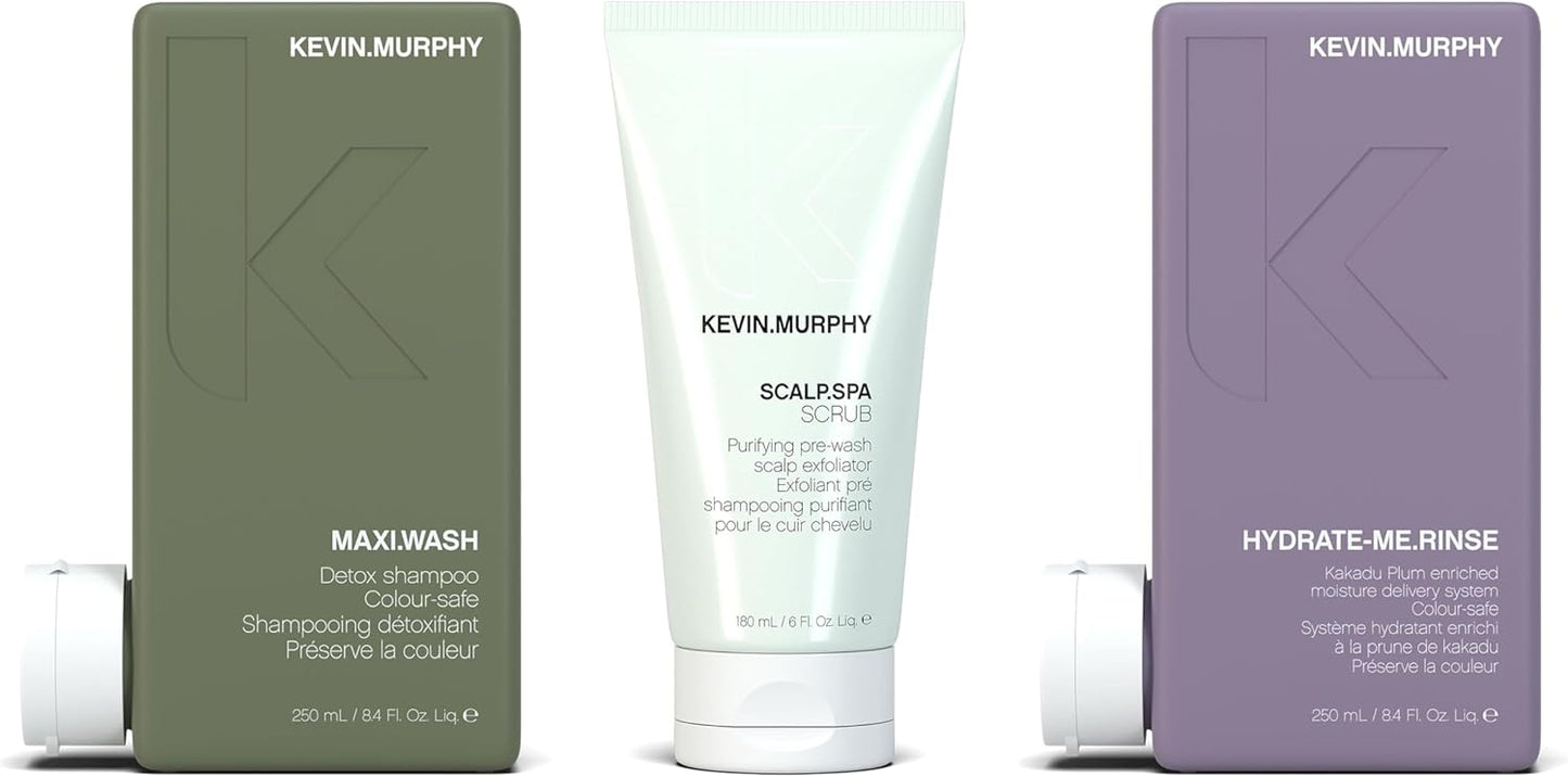 KEVIN.MURPHY SCALP Trio - Maxi Wash, Scalp Spa Scrub & Hydrate Rinse