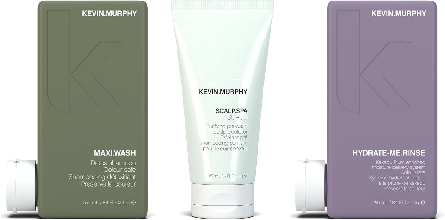 KEVIN.MURPHY SCALP Trio - Maxi Wash, Scalp Spa Scrub & Hydrate Rinse