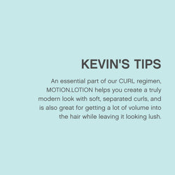 KEVIN.MURPHY MOTION.LOTION Curl Enhancing Lotion - For Long, Fine or Wavy Hair/Frizz Control Hair Product - Curl Defining Cream with Sesame & Bergamot Oils - 150 mL