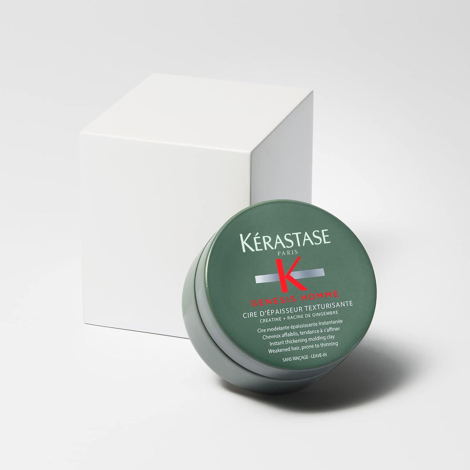 Kérastase Genesis Homme Thickening Clay – Professional Hair Care for Shine, Repair & Smoothness 75ml