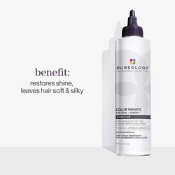 Pureology Color Fanatic Top Coat + Tone - Maintains Hair Color Treatment, Adds Vibrancy to Natural Hair Color, Smooths & Adds Shine | 200 ml