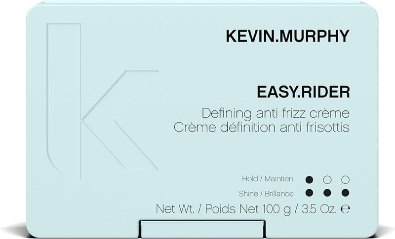 KEVIN.MURPHY EASY.RIDER Hair Styling Cream - For All Hair Types - Anti-Frizz & Curl Defining with Antioxidants, Green Tea & Geranium Oil - 100g