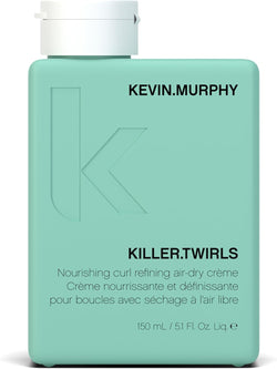 KEVIN.MURPHY KILLER.TWIRLS Hydrating Curl Defining Cream - For Curly & Permed Hair, Frizz Control - Humidity-Resistant Leave In Styling Hair Care Creme with Oat Milk & Shea Butter - 150 mL